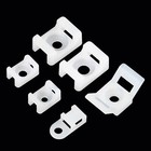 Cable Tie Mounting Base Mount Saddle Type Wire Holder  - Black Or White