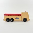Vintage Childcraft Wooden Fire Truck With Removable Ladder Handcrafted Real Wood
