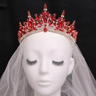 8 2cm Tall Crystal Large Wedding Queen Princess Prom Tiara Crown For Women
