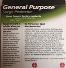 Power Sentry 7 Outlet 1100 Joules Surge Protector W  3  Right Angle Plug  100173