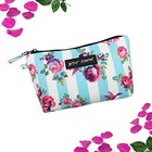 Betsey Johnson 8 5 Inch Zipper Cosmetic Pouch Small Toiletry Bag Good For Makeup