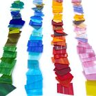 Litmind Stained Glass Mosaic Tiles For Crafts Bulk  Broken Stained Glass Sheets