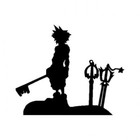 Kingdom Hearts Vinyl Decal Sticker For Macbook Laptop Car Suv Window Wall Decor