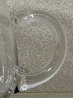 Vintage Creamer Clear Glass W  Sterling Base Rogers Sterling 204 32 No Cracks