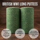 Wool Viking Leg Wraps   Herringbone Medieval Winningas   Norse Warrior Puttees