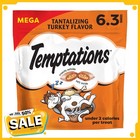  10 Pack  Temptations Classic Tantalizing Turkey Flavor Crunchy And Soft Treats