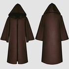 Medieval Priest Monk Robe Hooded Cloak Wizard Sorcerer Cape Xx-large