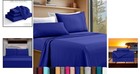 1500  Hotel Quality Bedding - 4-piece Microfiber Sheet Set  Imperial Blue