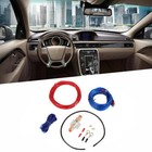 New 1500w 8ga Guage Car Audio Subwoofer Amplifier Wiring Kit Cable Agu Fuse Set