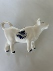 Vintage Hand Painted Delfts Blauw Holland Cow Creamer