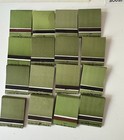 Vtg Dd Bean   Sons Damp Climate Matches 16 Matchbooks Army Green Old Stock  8 