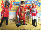 Vintage Lead Britains Ltd British Guards Toy Soldiers 3 Figure Set Boxed Display