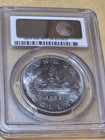 1936 Canada  1 Silver Dollar Au Graded Big Coin King George V