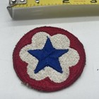 U s  Military Army Service Forces Patch Insignia Cut Edge Full Color Blue Star 