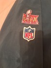 Nike Philadelphia Eagles Worn Used Quarter Zip Hoodie W Super Bowl Lix Sb Patch