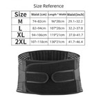Adjustable Lower Back Brace Lumbar Support Waist Belt For Men Women Pain Relief