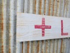48 Inch Wood Hand Painted   Lifeguard   Sign Nautical Seafood   s324c 