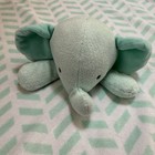 Cloud Island Elephant Mint Green White Security Blanket Teal Striped Xl Lovey