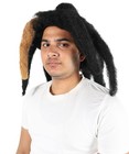 Unisex Shoulder-length Black   Brown Dreadlock Wig  Flame-retardant Synthetic