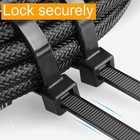 Zip Ties 8 Inch Black Zip Ties 5000 Pack 5  1000   Wire Ties With 50lb Tensi