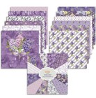 Scrapbook Paper Pack 12 X 12 Purple Flowers Vintage Pattern Origami