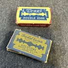 Vintage Gold Tone   Treet Double Edge Razor Blades  New Old Stock