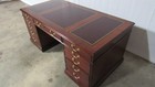 Henkel Harris Executive Mahogany Desk Leather Amazing