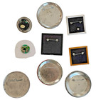 Vtg Lot Pinback Button Pins Beer Promo Bar Molson Bud Nfl Bacardi Ride Straight