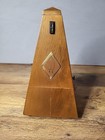 Vintage Wittner Metronome Wind-up Wood Finish Made In W  Germany Tested