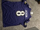 Nike Lamar Jackson  8 Baltimore Ravens Purple Jersey Men s 3xl   New Era Hat