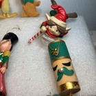 Vintage Christmas Tree Ornaments Mixed Felt Flocked Plastic Mice Tweety Bird Lot
