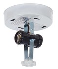 B p Lamp   2 Light Ceiling Fixture Holder For Glass Shades