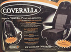Seats Inc 181704xn1161 Coveralls Black On Black Seat Cover High Back New