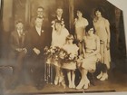 Antique Black And White  sepia  Wedding Photo Nov  19  1927 Eastman-kodak