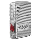 Zippo Windproof Lighter Armor Bolts Design High Polish Chrome  29672 
