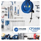 Cyclone Pneumatic Cp3688 3 8    X 50    Retractable Air Hose Reel W  Rubber Hose