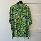 Disneyland Xxl Haunted Mansion 40th Anniversary Shag Aloha Camp Shirt 2009