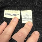 Vintage Fair Isle Chenille Sweater Black White Grey Nordic Knit Pullover Xl Euc