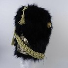 Napoleonic Bearskin Hat For Infantry Of Guard  Officer Shako 