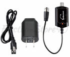 Hdtv Antenna Amplifier Signal Booster Tv High Gain Channel Boost Indoor Vhf Uhf