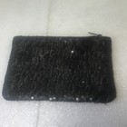 Ipsy X Betty Boop Black Sequin Makeup Travel  Pouch