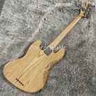 70s Marcus Miller Jazz Electric Bass Guitar Natural 5 String Ash Body Maple Neck
