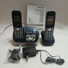 Panasonic Dect 6 0 Plus Kx-tg6512 Expandable Digital Cordless Phones Works