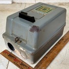 Vintage Square D 1 Phase 115 230v   1 3-1hp Nema Size 00 Motor Starter 8536 Ag-1