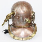Toa Diving Divers Helmet Japanese Antique Scuba Metal Mask Vintage Used Japan K