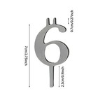 10pcs Birthday Candle Holders  Reusable 0-9 Number Birthday Candle Holder Set