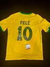 Pele  10 Brazil Signed Soccer Jersey Psa dna Coa Authentic