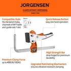 Jorgensen 6-5 8  Ratcheting Table Clamp Guide Rail Clamps For Mft Table 400lbs