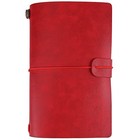 Travel Notebook  Cover Travel Journal Personalized Journal Diary Red