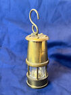 Vtg Brass Coal Miners Oil Safety Lamp Souvinier Ornamental Maritime Decor